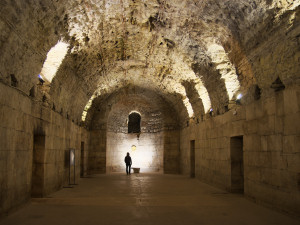 The caves of the palace of Diocletian, Split