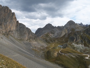 Climbing in the Cerces behind the Galibier