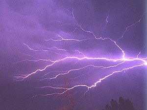 Lightning above Fort Collins