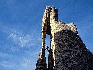 That'd be me soloing the Needle's Eye