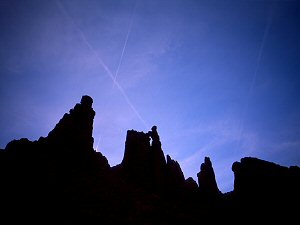 Washer Woman at dusk, Canyonlands