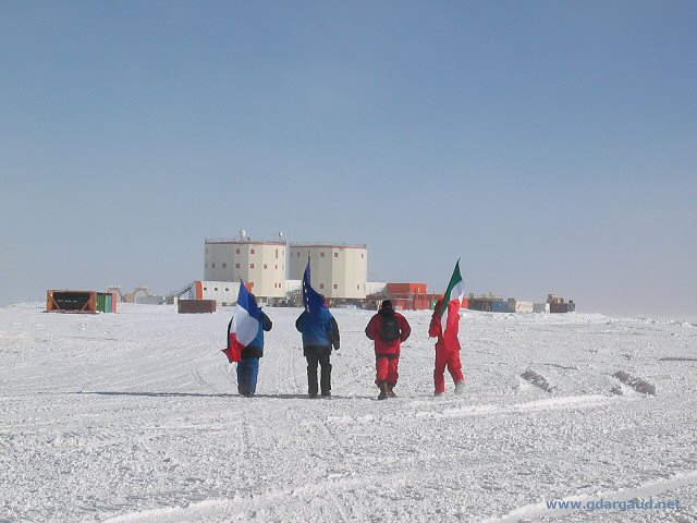 [ConcordiaFlags.jpg]
Flag bearers walking back to Concordia minutes after the departure of the last plane.