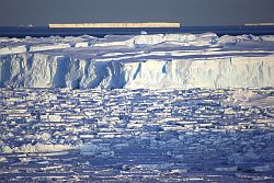 GlacierAstrolabe - Glacier, icebergs and broken ice, Antarctica
