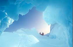 IceCavePastel - Pastel colored ice cave, Antarctica