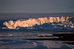 IceMisc - Le pré', an area of floating ice between Dumont d'Urville and the Astrolabe galcier (visible in the background), Antarctica