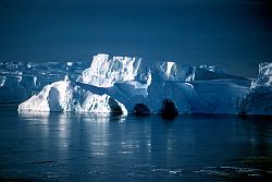 IcebergCaves - Iceberg with caves, Antarctica