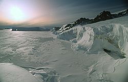 IcedSnowSea - Frozen ocean in winter, Antarctica