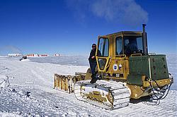 JeanOnCat2 - Caterpillar, the workhorse of Concordia throughout the winter.