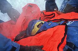 RescueOutside1 - Rescue drill in antarctic conditions.