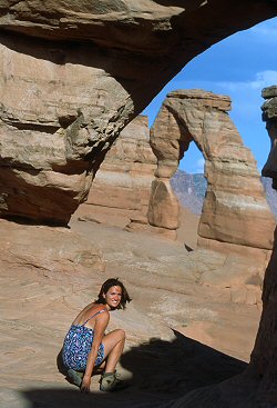 [DelicateArchColor.jpg]
Original color image of Jenny at Delicate Arch, Utah.