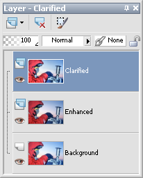 [PSP-Script-ClarifEnhance.png]
Example of another script included in this download: the ClarifEnhance script applies various image enhancement techniques to 3 different layers. Select from there.