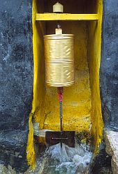 AutoPrayerRoll - Water driven prayer roll, Tibet, 2000