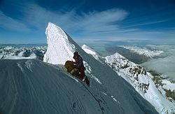 CookMainSummit - Summit of Mt Cook, New Zealand 2000