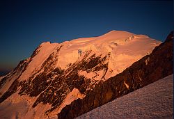 CookOtherSide - West face of Mt Cook, at dawn, New Zealand 2000