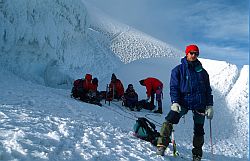 CotopaxiHighUp - High up on Cotopaxi, Ecuador 1994