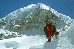 EnricoLookBack - Enrico on a glacier of Cho Oyu, 2000