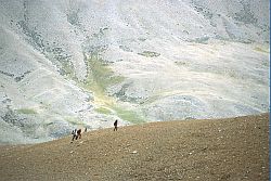 HighWalk - Walking above Cho Oyu drive camp, 2000
[ Click to download the free wallpaper version of this image ]