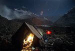 NightCampChoOyu - Night at Cho-Oyu base camp, Tibet
[ Click to download the free wallpaper version of this image ]