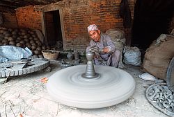 Pottery - Pottery maker, Nepal 2000