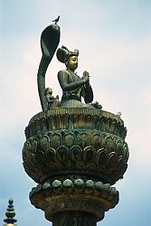SnakeStatue - Snake statue in Katmandu, Nepal 2000