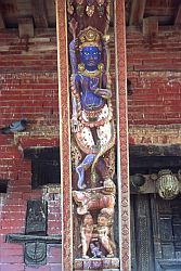 WoodCarvings - Wood carcings on temple, Nepal 2000