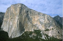 CloudyElCap - Cloudy El Capitan. Yosemite, California, 2003