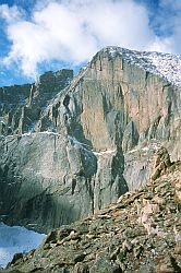 DiamondWinter - The Diamond of Longs Peak in winter, RMNP, Colorado