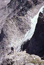 LambSlide - Lamb's Slide, East face of Longs Peak, RMNP, Colorado
[ Click to download the free wallpaper version of this image ]