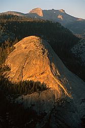 NorthDomeSunset - North dome in the sunset, Yosemite, California, 2003