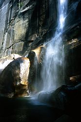 YosemiteWaterfall1 - Waterfall. Yosemite, California, 2003