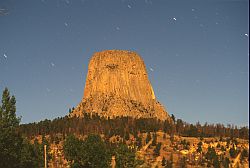 DT_Night - Devil's Tower at night, Wyoming