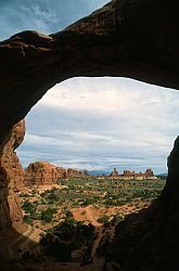 InsideDoubleArch - Arches NP, Moab, Utah