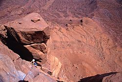 KorIngallLastPitch - Kor-Ingalls route on Castleton tower, Moab, Utah
[ Click to go to the page where that image comes from ]
