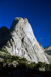 PingoraMorning - Pingora in the morning. Cirque of the Towers, Wind River Range, Wyoming, 2003