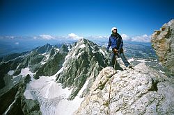TetonGuillaumeExum - Climbing the Exum ridge in Grand Teton, Wyoming
[ Click to go to the page where that image comes from ]