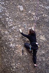 VedauwooFace - Climbing coarse granite slabs Vedauwoo, Wyoming