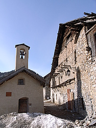 20060417_LesLaus2 - Church in small mountain village, Oisans.	