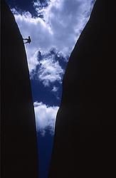 RappelDeepGash - Rappelling down a gash, Mt Buffalo, Oz.
[ Click to go to the page where that image comes from ]