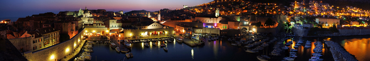 [20070829_200055_DubroHarborNightPano_.jpg]
Evening panorama of Dubrovnik harbor.