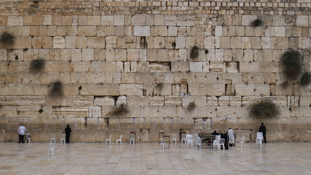 [20111117_074202_WailingWall.jpg]
The western wall (a.k.a. Wailing Wall) of Temple Mount.