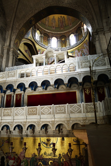 [20111117_105615_HolySepulcher.jpg]
One of the many conflicting inner views of the Holy Sepulcher church.